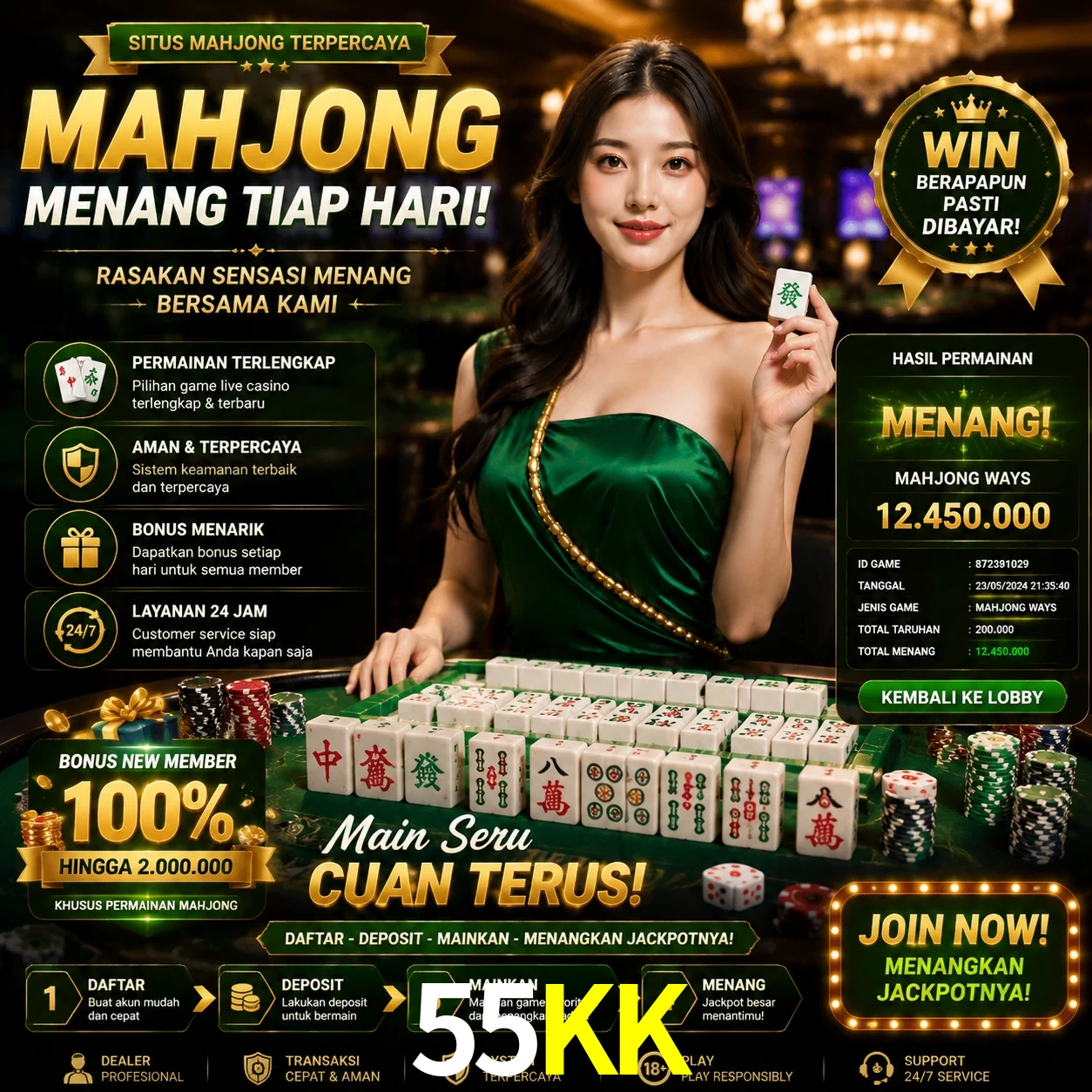 Cashback VIP 55KK - reembolso semanal